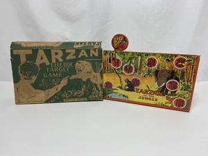 Antique Toy Tarzan In The Jungle Electric Target Game with Original Box 1935 - Picture 1 of 12