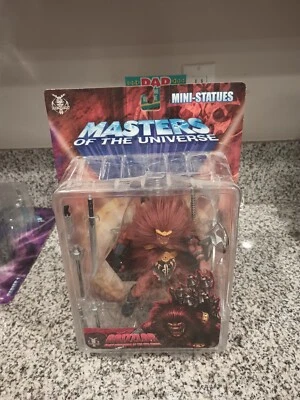 Мини-статуэтка NECA Masters of the Universe MOTU 200x GRIZZLOR серия 2 2005 новая - Изображение 1 из 4
