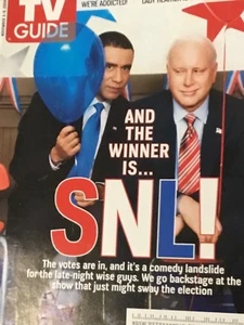 Darrell Hammond as JOHN McCAIN Fred Armisen as BARACK OBAMA TV Guide 2008. SNL - Picture 1 of 1