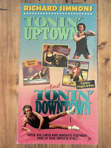 Richard Simmons Tonin' Uptown and Tonin Downtown Fitness VHS Sealed 1996