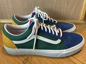Vans Old Skool Yacht Club Shoe Sneaker Colorblock Suede Men’s 9.5 Women’s 11 - Picture 1 of 9