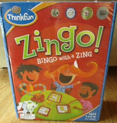 Thinkfun Zingo! Bingo para niños y niñas con un juego a juego Zing edades 4+ Foto 1 de 4