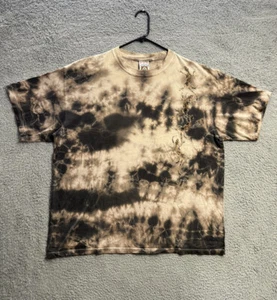 Vintage Yacht Club Mens T-Shirt Size 2XL Brown Tie Dye Crew Neck 90s Orlando - Picture 1 of 13
