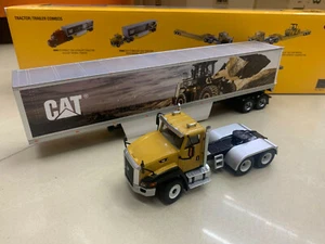 Cat CT660 Day Cab Tractor With Mural Trailer Diecast Masters 1/50 Scale DM85666 - Picture 1 of 8