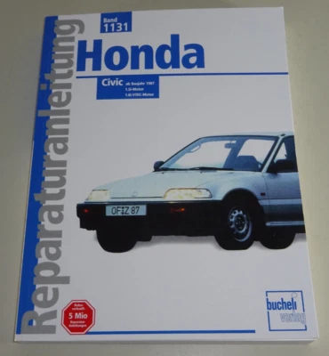 Manual de reparación motor Honda Civic 1.5 i+1.6 i VTEC, año 1987 Foto 1 de 2