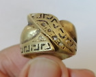 Rare Ancient Antique Ring Bronze Viking Authentic Artifact Very Stunning Size 9