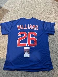 CHICAGO CUBS- BILLY WILLIAMS SIGNED AUTOGRAPH JERSEY JSA COA BASEBALL HOF - Picture 1 of 6