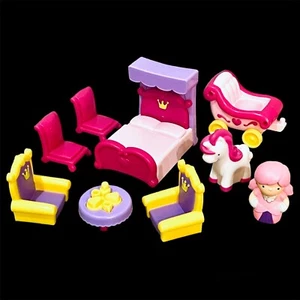 Juego Royal Castle Plago Lote de Repuesto 9 Piezas Unicornio Niña Muebles Usado en Excelente Condición - Imagen 1 de 6