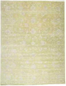Oversized Handmade Floral Transitional Rug Wool Oriental Decor Carpet 12X15 ft - Picture 1 of 21