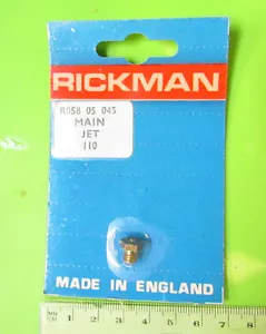 Carburador Bing 110 chorro principal Rickman NUEVO Zundapp 125 MX SD 26 mm - Imagen 1 de 2