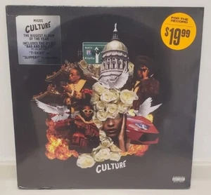 Brand NEW Culture by Migos Record 2017 sealed vinyl 1st Issue 5605661 Take off - Foto 1 di 7