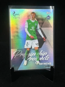 Rory Whittaker Hibernian Fc Premiership Prospect /49 Topps SPFL 23/24 On Demand - Picture 1 of 4