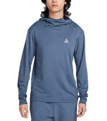 $85 Nike ACG Dri-Fit ADV Lava Tree UV Hoodie Top Blue Men’s Small (DX6967-491) - Image 1 of 4