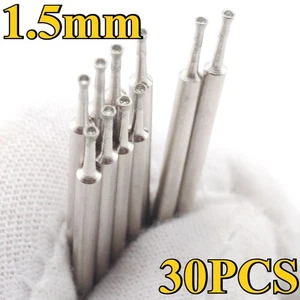 Brocas de diamante cóncavas esféricas de 1,5 mm (30 piezas) - amoladoras de piedra lapidaria - Imagen 1 de 6