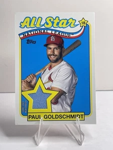 2024 Topps Series 2 - 1989 Topps Baseball All-Star Relics Paul Goldschmidt... - Bild 1 von 2