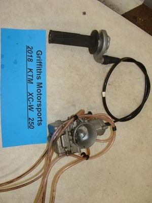 KTM xc-w 250 300 2018 OEM carburador Mikuni acelerador giratorio  Foto 1 de 4