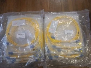 20 câbles patch 10x2 monomode duplex 9/125 LC à LC 3 M fibre optique - Photo 1/4