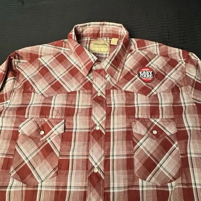 NEW! Men’s Wrangler Western Long Sleeve Shirt Size 3XL Pearl Snap NWT! - Image 1 of 4