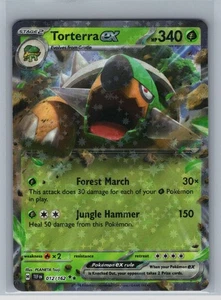 Torterra ex 012/162 SV05: Temporal Forces Holo Double Rare Pokemon NM/M - Picture 1 of 2