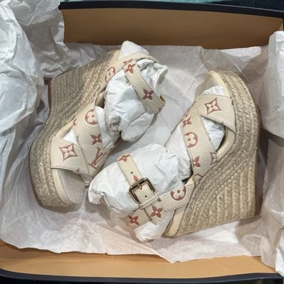 NEW Louis Vuitton Starboard wedge Sandal  - Image 1 of 4