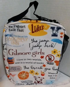 Unbranded Gilmore Girls Themed Insulated Lunch Bag 10"×9"×3" New - Picture 1 of 11