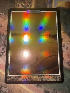 MTG Plains FOIL NM Unhinged 2004 – John Avon Full Art – Premium EDH Land Beauty - Picture 1 of 9