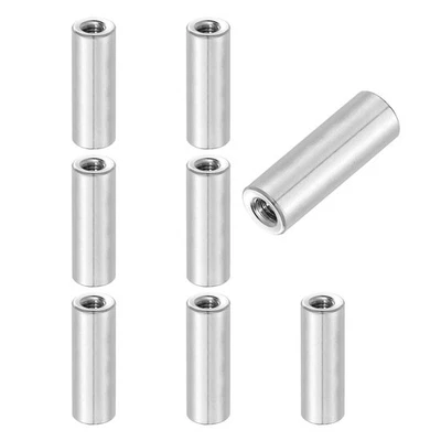 8 Stück 304 Edelstahl M5x0,8 mm Runde Überwurfmuttern, 0,39x1,18 Zoll (ODxH) - Bild 1 von 4