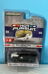 Geenlight Hot Pusuit 2021 Chevy Tahoe Police Texas Highway Patrol Vehicle - Picture 1 of 6