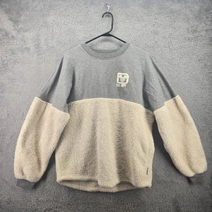 Walt Disney World Spirit Jersey Adult Large Gray Cream White Sherpa Sweatshirt - Bild 1 von 9