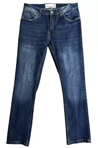 PAPER DENIM & CLOTH Skinny Jeans SIZE 32 x 30 Slim Dark Wash Stretch Denim - Picture 1 of 9