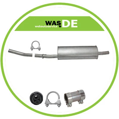 pot d'échappement Peugeot 807 2.2 Silencieux central + kit d'assemblage - Photo 1/4