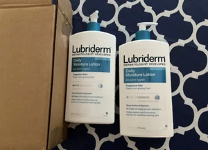 Lubriderm Daily Moisture Body Lotion, Fragrance-Free (24 fl. oz., 2 pk.) - Picture 1 of 4