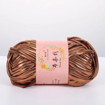 Camiseta 30M 100g Textura Metálica Brillante Hilo Bola Hágalo Usted Mismo Tejer Hilo Artesanal Costura Foto 1 de 4