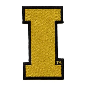 Universität Iowa Hawkeyes " I " Logo Bestickt Aufbügeln Abzeichen - Picture 1 of 3