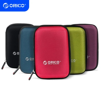 ORICO 2,5” Festplattentasche Wasserdicht SSD Case Innengröße 140x90x25mm 1/5pcs - Bild 1 von 4