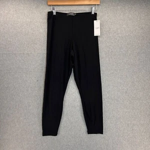 Sympli Canada Womens Size 6 Black Leggings Elastic Waist Pants Stretch Crop NWT - Picture 1 of 11