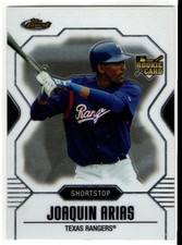 2007 Topps Finest Joaquin Arias RC RC Texas Rangers #139