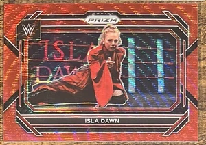 2023 Panini Prizm WWE Isla Dawn Ruby Wave Parallel #82 Wrestling - Picture 1 of 2