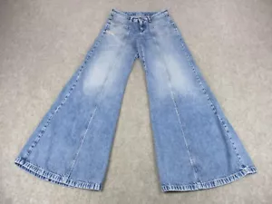 Diesel Jeans Womens 29 Blue D Akii Boot Cut Flare Light Wash 29x34 - Picture 1 of 16