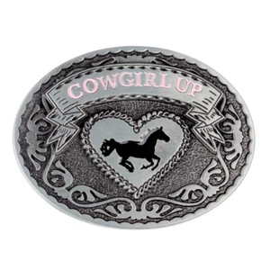 Cowgirl Belt Buckle Western Cowboy Native American (CGL-03) - Picture 1 of 2