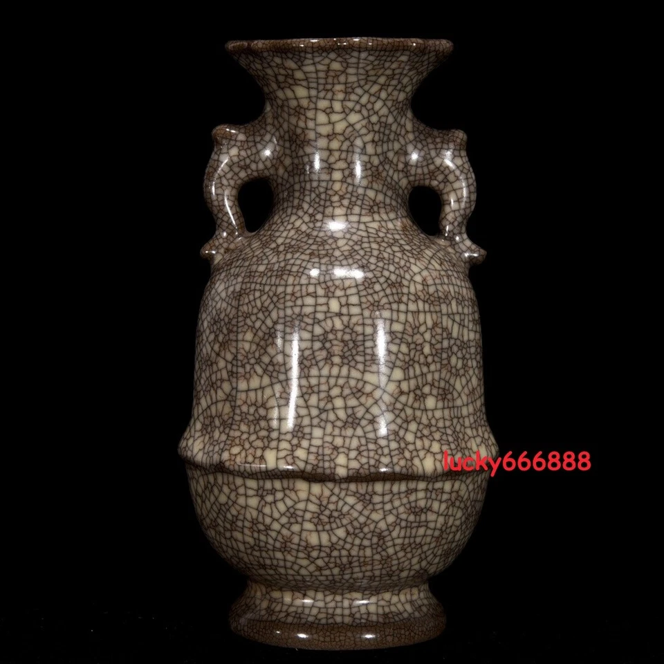 7,0» фарфора винтажная песня династии ge печь lce трещина слон ухо бутылка - Изображение 1 из 4