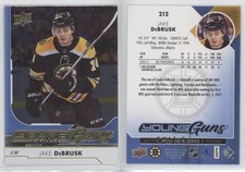 2017-18 Upper Deck Young Guns Silver Foil Jake DeBrusk #212 Rookie RC