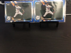 2021 Topps Chrome Update Sapphire #US162 - Edwin Uceta - Dodgers RC Lotto (x2)! - Foto 1 di 2