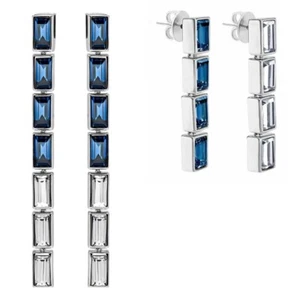 AUTHENTISCHE SWAROVSKI BRANDNEUE Tropfen flüssig Azzurro Ohrringe 5483205, 5483202 - Bild 1 von 3