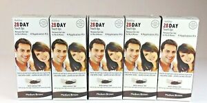 Lot x 5 Godefroy 28 Days Touch Ups Perm Hair Color Men Women Med Brown 4 app A8