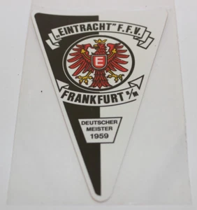 Pegatina pegatina Eintracht Frankfurt fútbol 12 cm años 70 embalaje original - Imagen 1 de 1