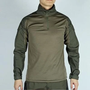Camisa de combate de manga larga del ejército de Estados Unidos para hombre al aire libre táctica militar deportes camuflada - Imagen 1 de 24