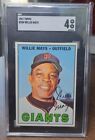 1967 Topps #200 Willie Mays Sgc 4 Card Centered