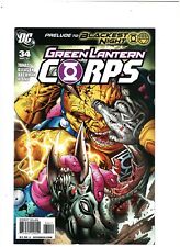 Green Lantern Corps #34 DC Comics 2009 Blackest Night Prelude NM- 9.2