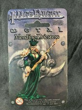 MAGE KNIGHT METAL PEWTER FIGURE MENDING PRIESTESS WZK505 2001 ORIGINAL BOX